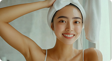 Khuyến khích thoa lên vùng nách đã được làm sạch và lau sạch sau khi tắm